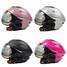 ZEUS Motor Bike Riding Protective Driving 125B Half Face Helmet - 3