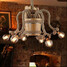 Bar Creative Lamp Chandelier Wooden - 2