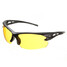 Yellow Lens Sport Glasses 2Pcs Riding Driving UV400 Sunglasses Night Vision - 4