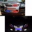 DC Warning Light Red Emergency Police Car White Blue LED Strobe Light Flashing Caution - 9