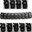 12V 24V Rocker Toggle Switch Narva Car Boat ARB Carling 5 Pin Laser LED Light Bar - 1