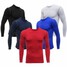 Base High T-Shirt Collar Layer Long Sleeve Under Mens Riding Sports - 3