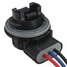 LED Bulb Adapters Wire Brake Signal Light 2Pcs Harness Socket - 3