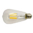 E26/e27 Led Filament Bulbs Dimmable 8w 1 Pcs Warm White Ac 220-240 V St64 Cob - 2