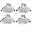 Warm White 4 Pcs Smd 3w Led Recessed Lights Cool White Decorative Ac 85-265 V - 1