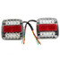 Caravan Indicator Lamp 12V LED Truck Trailer Stop Rear Tail License Plate - 7