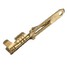 Spade Male 2.8mm Crimp 2 Way Terminal Connector Motorcycle Brass - 4