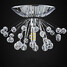 Ceiling Flush Mount Mini Crystal Chandelier - 5