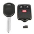 Uncut Ignition Transponder Chip Black Key Car Keyless Entry Remote Fob Ford - 1