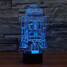 100 Decoration Atmosphere Lamp Wars 3d Led Night Light Touch Dimming Colorful - 4