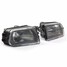 5-Series BMW E39 Bumper Pair Black Cover Housing Fog Lights Lamp Z3 - 3