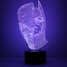 Night Light 100 Led Table Lamp Amazing Shape 3d Double - 3