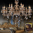 Luxury Cognac Color Crystal Lights Living Modern - 2