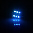 Flash Strobe 15SMD Pair RGB Remote Control 5050 Car LED Light Interior Lamp T10 - 4