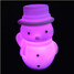 Colorful Led Nightlight Gift Christmas Snowman Creative Color-changing - 1