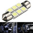 5050 6SMD Bright Dome Lamp Bulb 35mm LED Car Interior Festoon Parking Light - 1