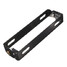 Frame Holder Adjustable Motorcycle License Plate Metal Black - 2