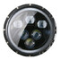 Beam Hi Lo 6500K LED Headlights 60W H4 H13 IP67 7Inch Jeep Wrangler JK 2Pcs - 5