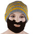 Warm Ski Knitted Beard Winter Hat Mask Cap - 3