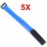 Blue Down Wrap Cable Cord Reusable Hook Loop Strap Tie Rope 5pcs 2cm x 30cm Nylon - 1
