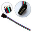 Rgb Connector Female 10 Pcs Led Strip Light Led Light Strip Cable - 2