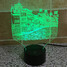 Colorful Decoration Atmosphere Lamp Touch Dimming 3d Novelty Lighting Christmas Light - 6