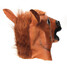 Head Mask Creepy Latex Halloween Costume Theater Prop Horse - 4