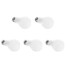 Cool White 5 Pcs 12w E26/e27 Ac 100-240 V Led Globe Bulbs - 1