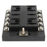 Terminals Circuit Car Boat ATC ATO 10 Way 32V Blade Fuse Box Block Holder - 2