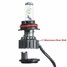 High Xenon White Car Headlight Bulbs 6000K LED 80W Pair Low Beam Light 8000LM - 6