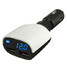 Mini Universal 12V Bullet 5V 3.4A LED Screen Dual USB Car Charger Adapter - 1