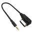 Pad Audio Cable Benz AUX Input AMI iPhone MP3 3.5mm Cable - 1