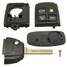 Keyless Case Volvo Remote Car Key Cover Fob Flip Key Shell 4 Button - 6