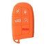 Silicone Jeep Button Remote Fob Shell Fiat Car Key Case Cover Chrysler Dodge - 6