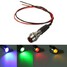 Car Van Dash Lamp Boat Lorry LED Panel Pilot 12V 8mm Indicator Light Bike - 1