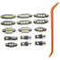 Kit for Audi A4 Lamp Car LED B8 Package 15Pcs Interior Lights Avant - 1