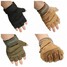 Tactical Military Motorcycle Riding Half Finger Gloves Airsoft - 4