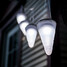 Solar Cone Corn Led Lights Outdoor Hanging White Garden Tree - 1