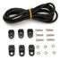 Deck Kayak Rigging Kit With Hard Black Kit Ring Feet Bungee - 1