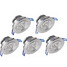 5pcs Downlight 6w Cool Auminium 600lm Dimmable - 1