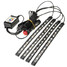 10W Atmosphere Light LED Strip Light Decorative Interior 4pcs Car APP Control Multi-color Lamp - 3