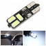 White Light Bulb Canbus Error Free W5W 5730 LED T10 168 194 6-SMD Wedge - 1