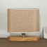 Lamp Study Room Dest Table Lamp Bedroom Foyer Wood Fabric - 5