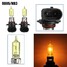 A pair of H7 H9 Xenon Light Bulbs Lamps DC12V HID 3000K 55W Yellow 9005 9006 - 3
