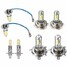 Bulbs Rainbow Xenon Headlight Car Truck Super H1 H3 H4 H7 Beam 100W 12V Dipped - 1