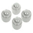 Color Motorcycle Car Aluminum Shiny Caps Tire Air Valve 4X - 2