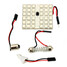 36SMD Lamp Light Interior 1 Pair RGB Remote Control 5050 Car LED T10 Room 50MM - 6