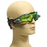 Shield Goggle Lens Adjustable Glasses Eyewear Green With Light - 2