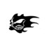 Car Sticker Skull Waterproof Fish Reflective Decal - 1