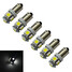 Car Light 6pcs 100 Ba9s Cool White Led - 2